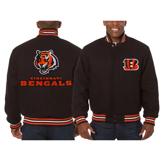 Cincinnati Bengals Orange Unisex Bomber Jacket, S