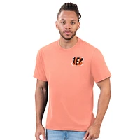 T-shirt orange Margaritaville pour homme des Bengals de Cincinnati Le temps passe vite