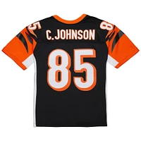 Maillot réplique Mitchell & Ness Chad Johnson noir pour homme des Bengals de Cincinnati 2004 Legacy