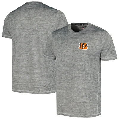 Men's MSX by Michael Strahan Black Cincinnati Bengals Motion Space-Dye T-Shirt