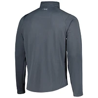 Men's MSX by Michael Strahan Charcoal Cincinnati Bengals Half-Zip Pullover