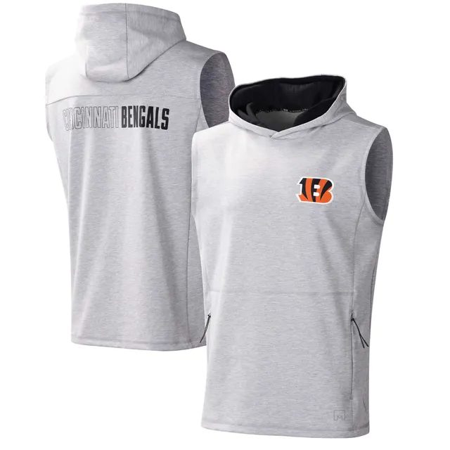 Cincinnati Bengals '47 Gridiron Lace-Up Pullover Hoodie - Heather Gray