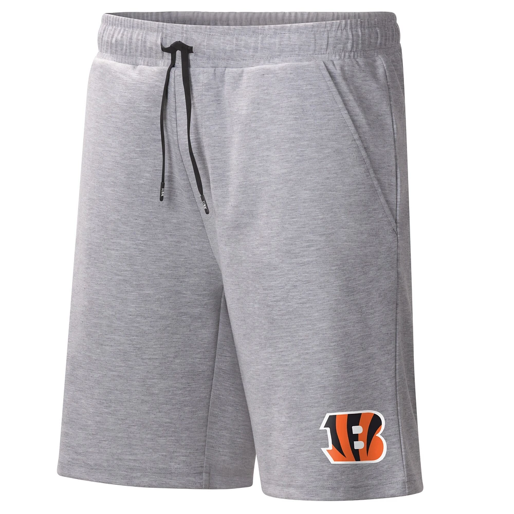 Men's MSX by Michael Strahan Heather Gray Cincinnati Bengals Trainer Shorts