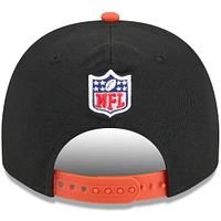 Men's New Era Black/Orange Cincinnati Bengals 2025 NFL Draft 9FIFTY A-Frame Snapback Hat