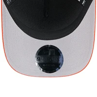 Men's New Era Black/Orange Cincinnati Bengals 2025 NFL Draft 9FORTY M-Crown A-Frame Adjustable Hat
