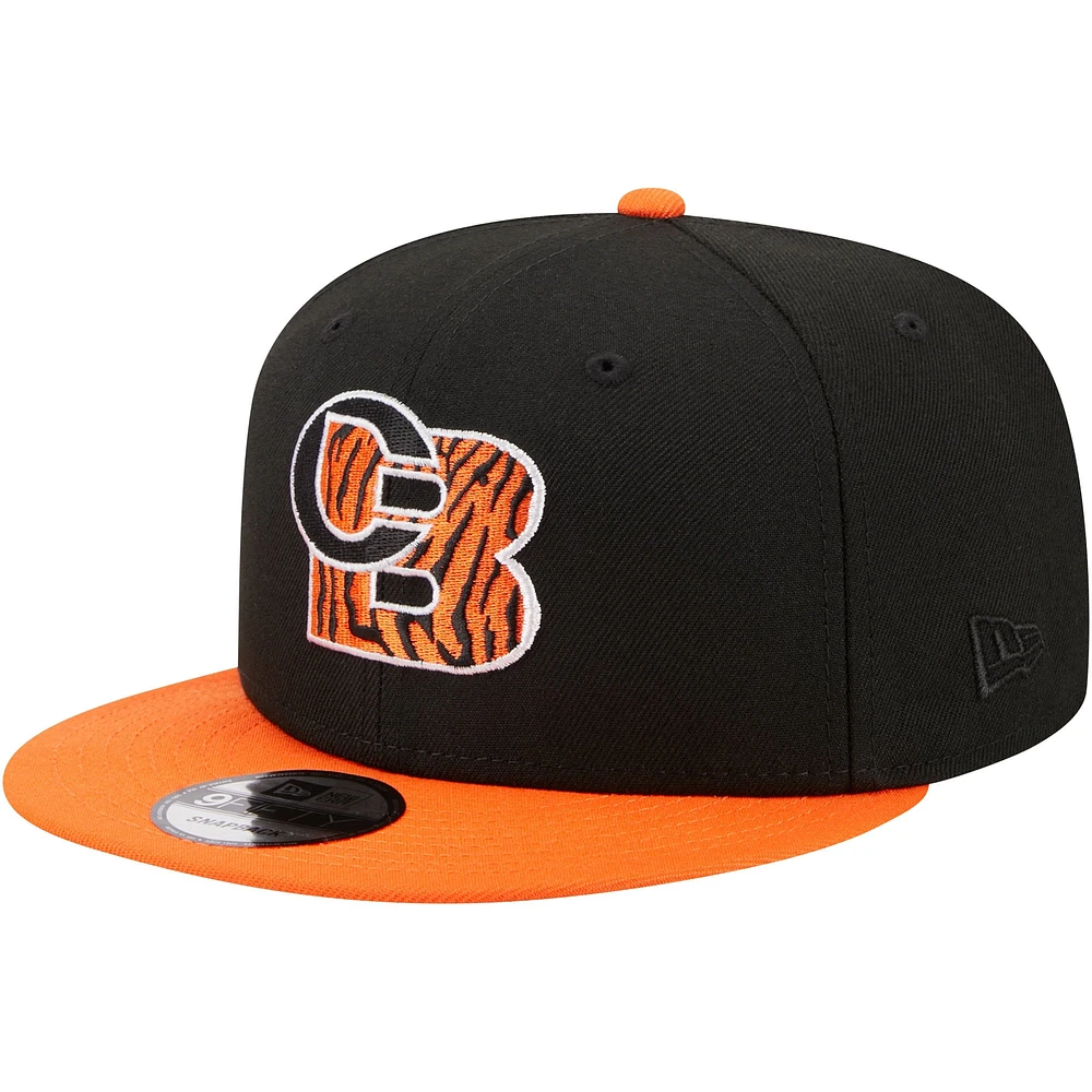 Men's New Era Black/Orange Cincinnati Bengals City Originals 9FIFTY Snapback Hat