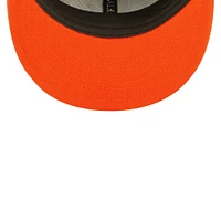 Men's New Era  Black/Orange Cincinnati Bengals Flipside 2Tone 59FIFTY Fitted Hat