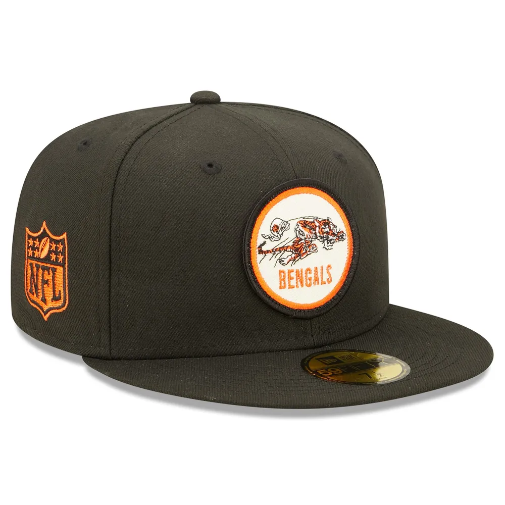 Men's New Era Black Cincinnati Bengals Team Basic 59FIFTY Fitted Hat