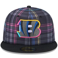 Casquette ajustée 59FIFTY NFL Crucial Catch 2024 Cincinnati Bengals New Era noire pour homme