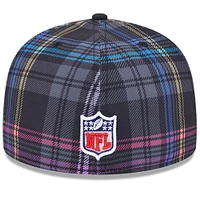Casquette ajustée 59FIFTY NFL Crucial Catch 2024 Cincinnati Bengals New Era noire pour homme
