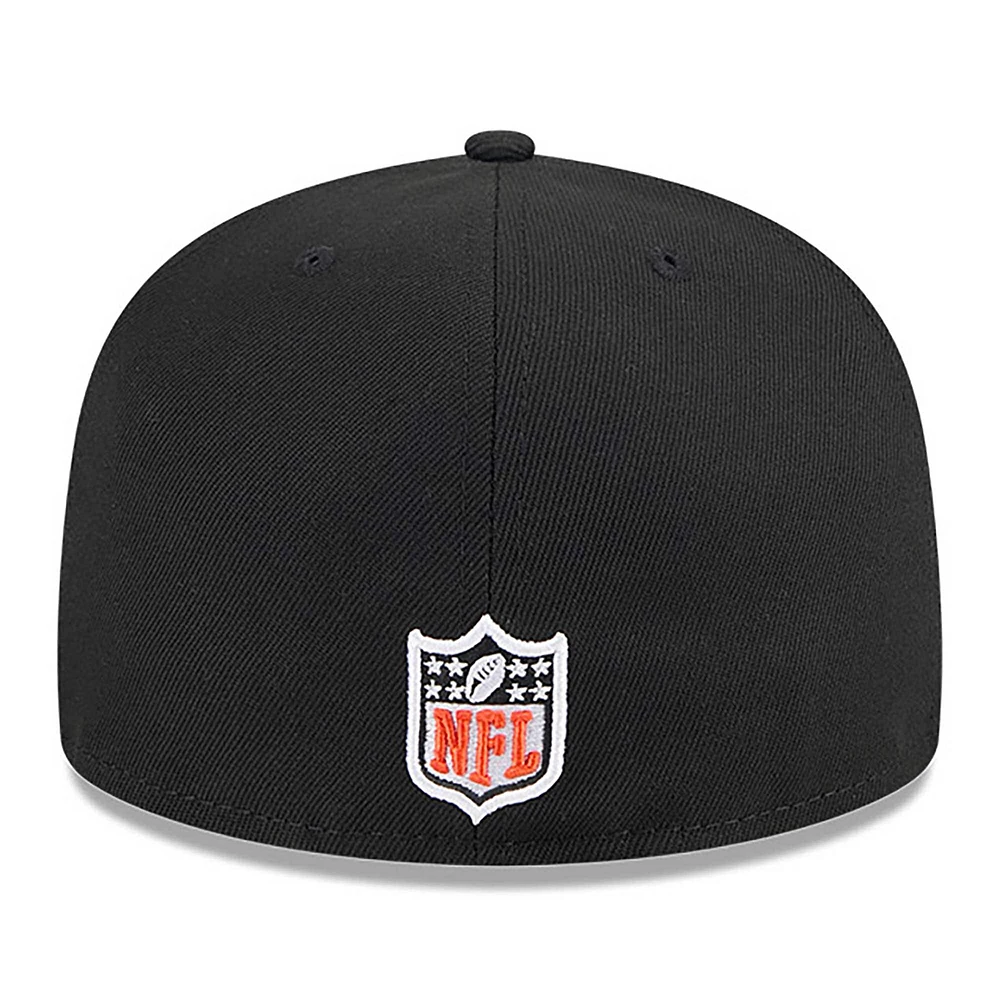 Casquette ajustée 59FIFTY NFL Draft 2024 Cincinnati Bengals New Era noire pour homme