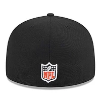 Casquette ajustée 59FIFTY NFL Draft 2024 Cincinnati Bengals New Era noire pour homme