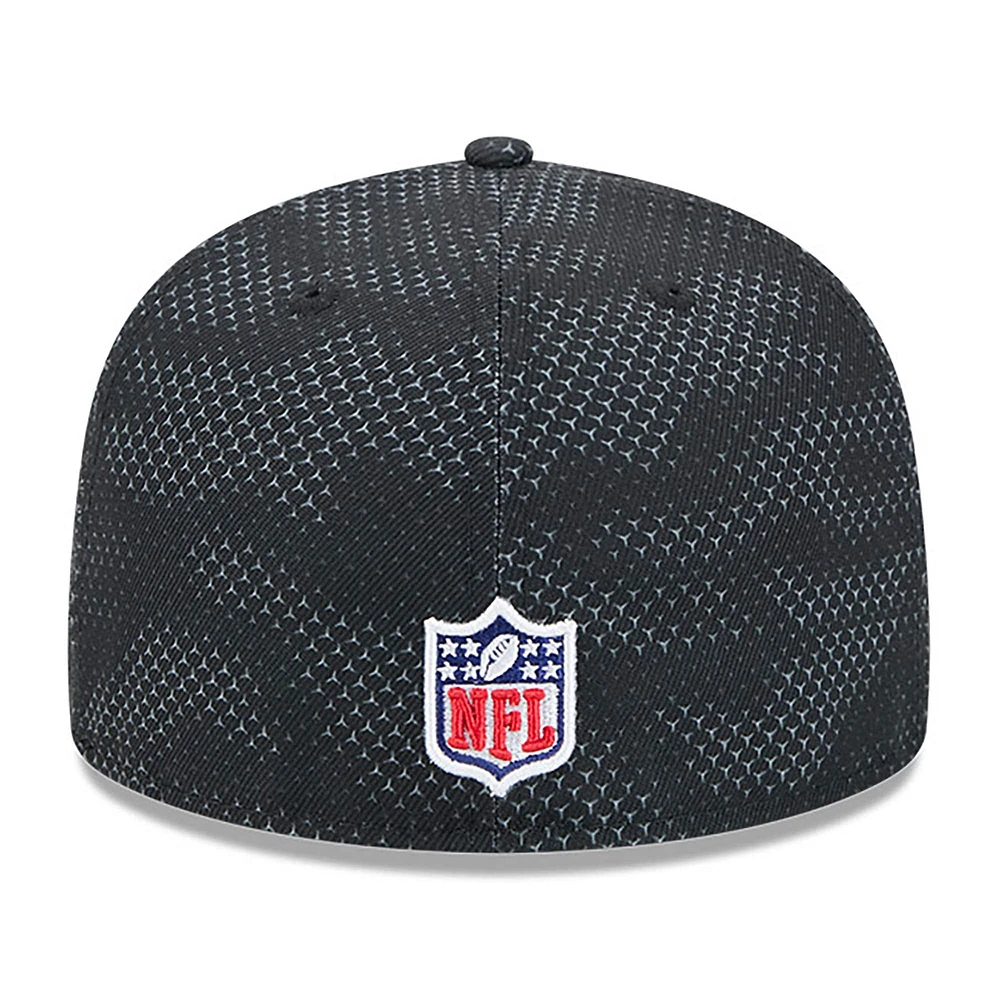 Casquette ajustée 59FIFTY noire Cincinnati Bengals 2024 Sideline New Era pour homme