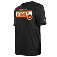 Men's New Era  Black Cincinnati Bengals 3rd Down High Density Print T-Shirt