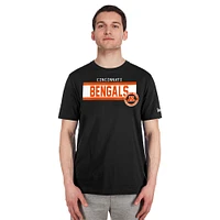 Men's New Era  Black Cincinnati Bengals 3rd Down High Density Print T-Shirt