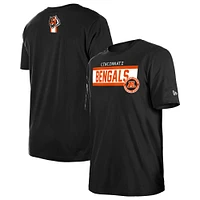 T-shirt imprimé haute densité Cincinnati Bengals 3rd Down pour homme New Era noir