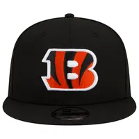 New Era Men's New Era Black Cincinnati Bengals 9FIFTY Snapback Hat