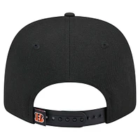 Casquette extensible à boutons-pression 9SEVENTY Cincinnati Bengals New Era noire pour homme