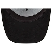 Men's New Era Black Cincinnati Bengals  A-Frame Trucker 9FORTY Adjustable Hat