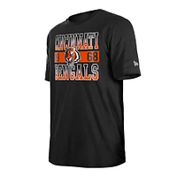 T-shirt noir New Era City Team des Bengals de Cincinnati pour homme