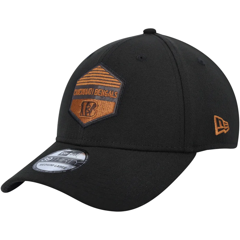 New Era Men's New Era Black Cincinnati Bengals Gulch 39THIRTY Flex Hat