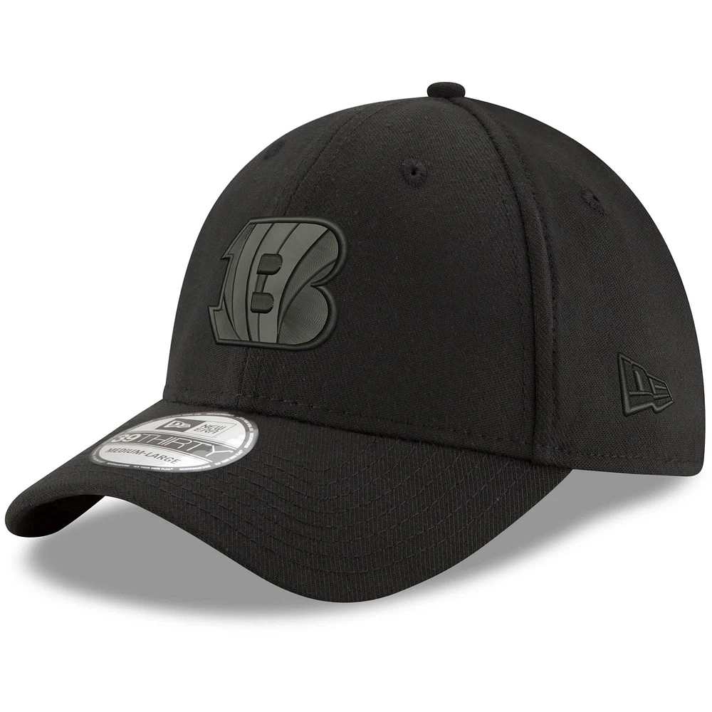 Casquette Flex 39THIRTY avec logo des Bengals de Cincinnati New Era pour homme, noire