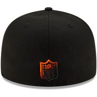 Men's New Era Black Cincinnati Bengals Team Basic 59FIFTY Fitted Hat