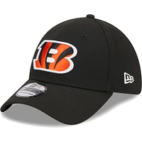 Casquette flexible principale 39THIRTY des Bengals de Cincinnati New Era noire pour hommes