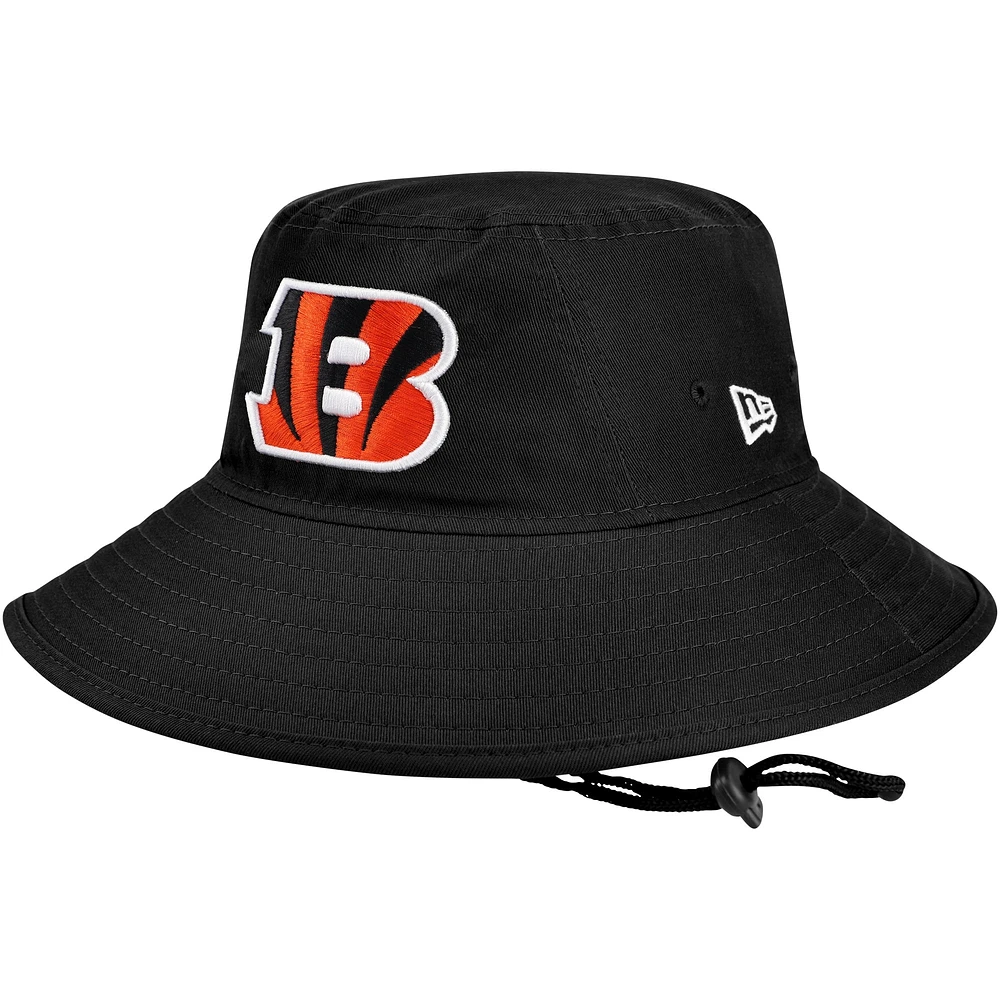 Men's New Era Black Cincinnati Bengals Main Bucket Hat