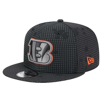 Casquette Snapback 9FIFTY Midnight Ink Pop Outline des Bengals de Cincinnati pour homme de New Era