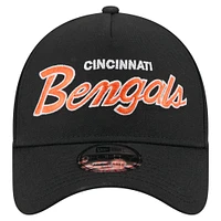 Men's New Era Black Cincinnati Bengals Smith 9FORTY Adjustable hat