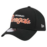 Men's New Era Black Cincinnati Bengals Smith 9FORTY Adjustable hat