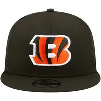 Men's New Era Black Cincinnati Bengals Team Classic Trucker 9FIFTY