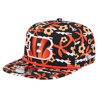 Men's New Era Black Cincinnati Bengals Wakey Wakey Golfer Snapback Hat