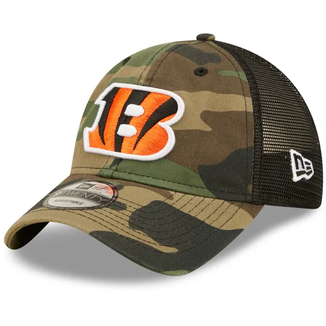 47 Brand Men's Black Cincinnati Bengals Burgess Trucker Adjustable Hat