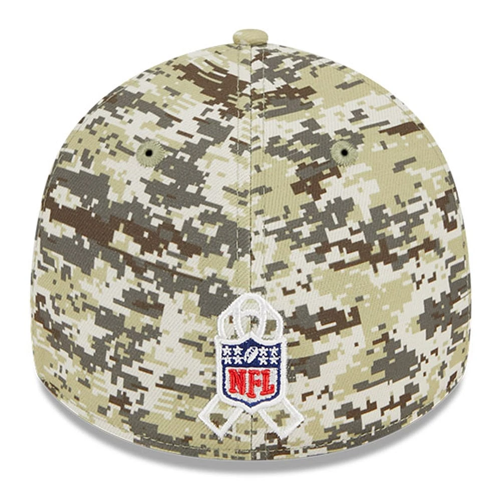 Casquette flexible New Era camouflage Cincinnati Bengals 2023 Salute To Service 39THIRTY pour hommes