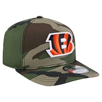 Casquette à visière camouflage New Era Cincinnati Bengals Woodsy 9FIFTY pour homme