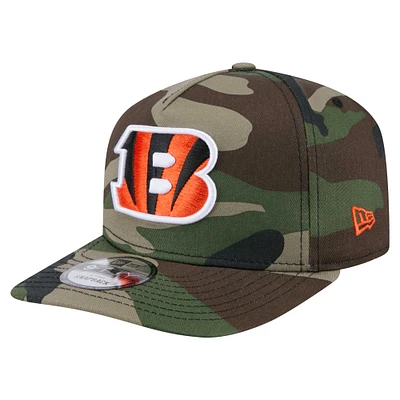 Casquette à visière camouflage New Era Cincinnati Bengals Woodsy 9FIFTY pour homme