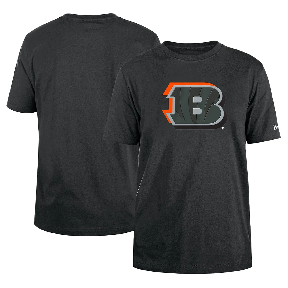 T-shirt New Era Charcoal Cincinnati Bengals 2024 NFL Draft pour homme