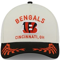 Men's New Era /Black Cincinnati Bengals 2025 NFL Draft 9FORTY A-Frame M-Crown Adjustable Hat