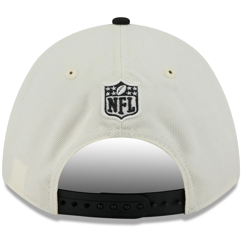 Men's New Era /Black Cincinnati Bengals 2025 NFL Draft 9FORTY A-Frame M-Crown Adjustable Hat