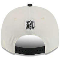 Casquette snapback New Era 9FIFTY crème/noire pour homme, repêchage NFL 2025 des Bengals de Cincinnati