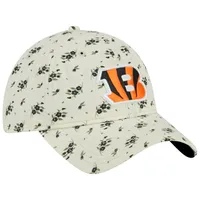 Women's New Era Cream Cincinnati Bengals Bloom 9TWENTY Adjustable Hat