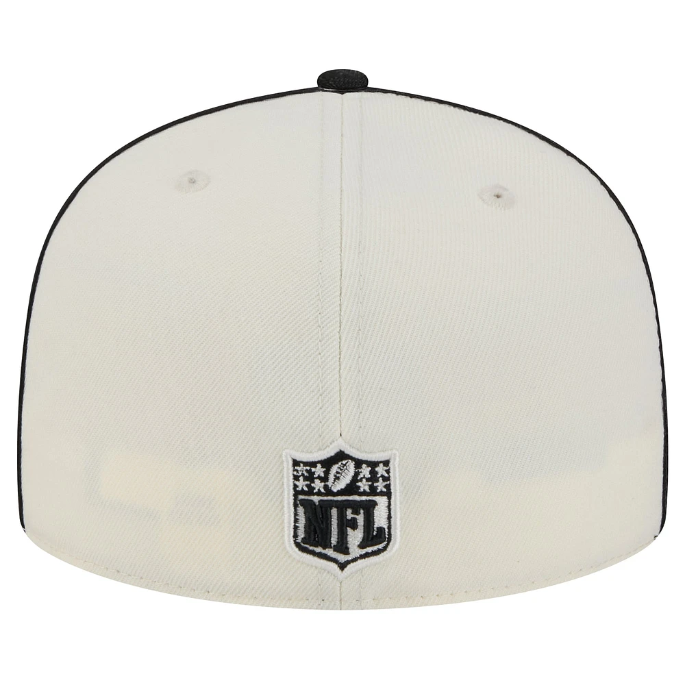 Casquette ajustée Soutache 59FIFTY crème des Bengals de Cincinnati New Era pour hommes