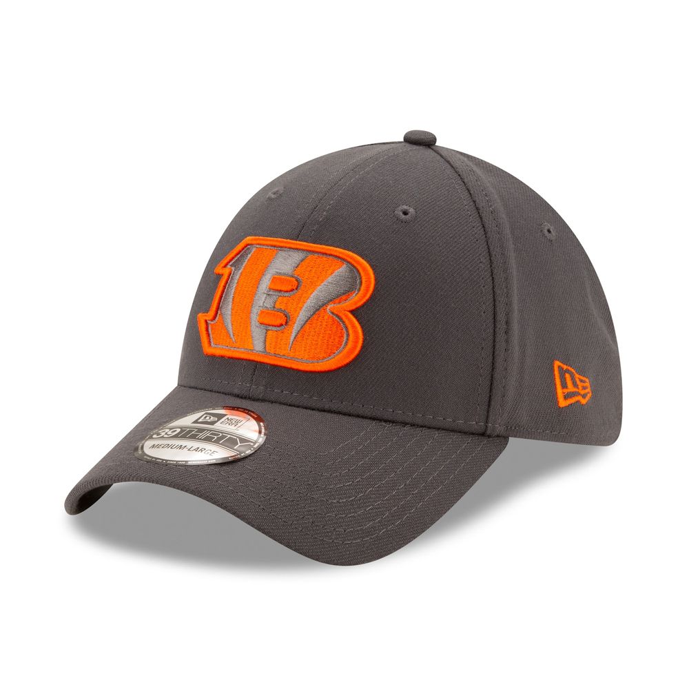 Men's New Era Black Cincinnati Bengals Outline 9FORTY Snapback Hat