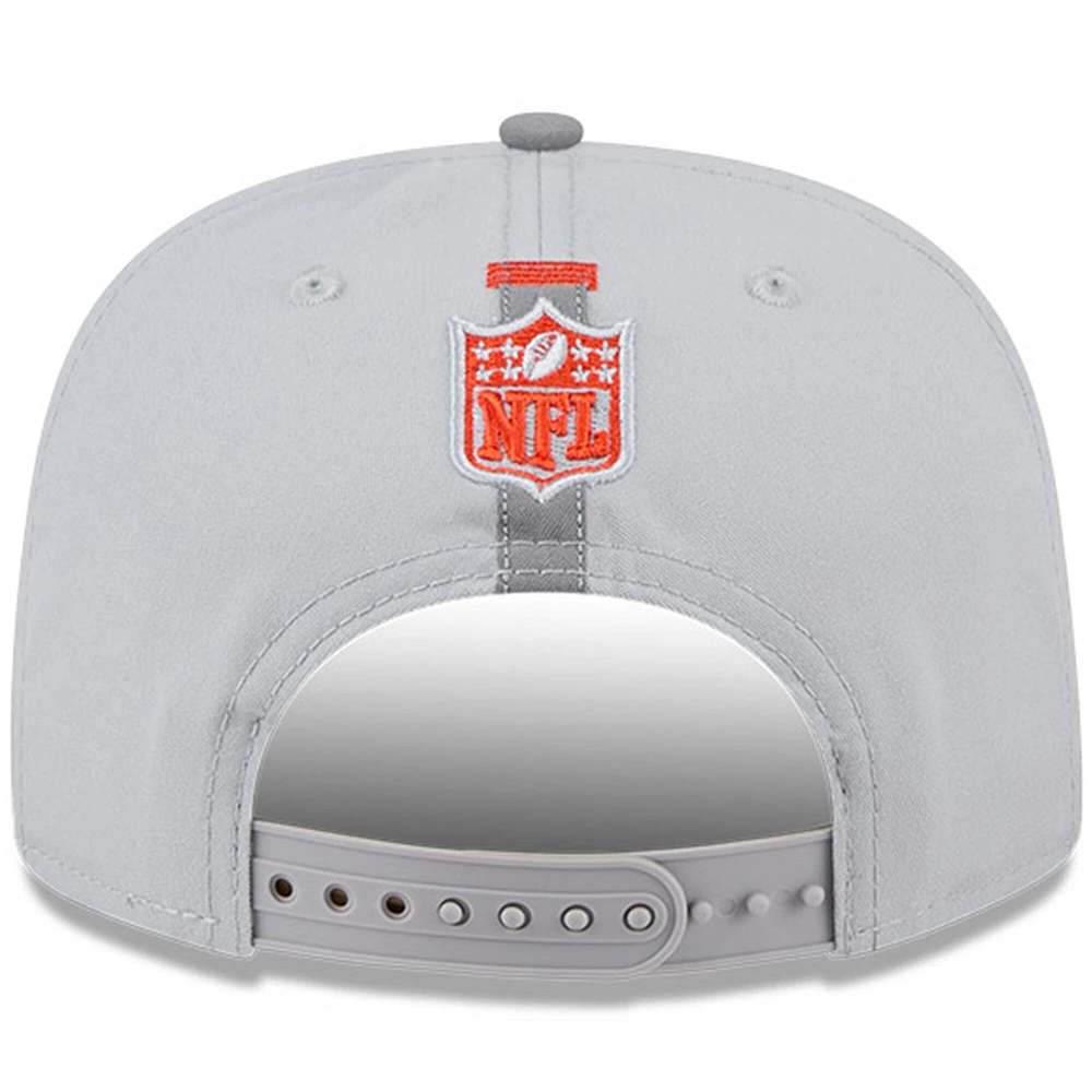 Casquette Snapback pour homme des Cincinnati Bengals 2024 NFL Training Camp Golfer New Era, grise