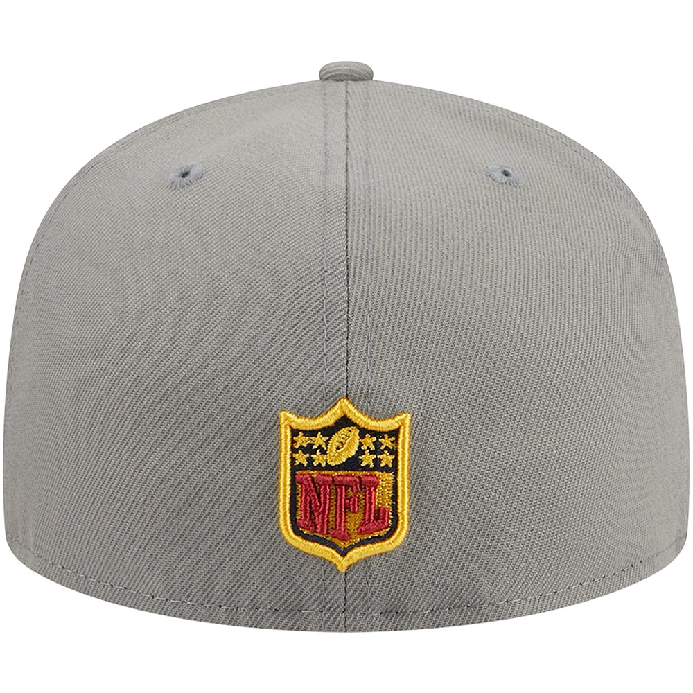 Men's New Era Gray Cincinnati Bengals Color Pack 59FIFTY Fitted Hat
