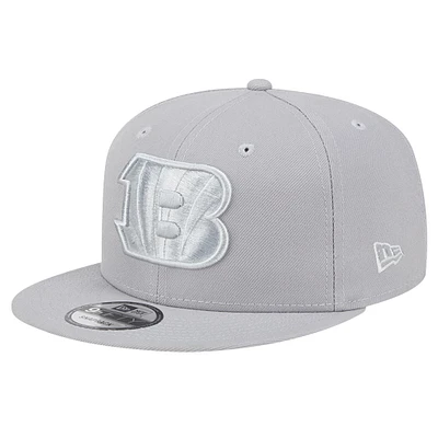 Casquette Snapback 9FIFTY gris Cincinnati Bengals New Era pour homme