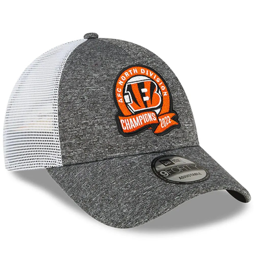 Men's New Era Black Cincinnati Bengals 2022 AFC North Division Champions  9FORTY Adjustable Hat