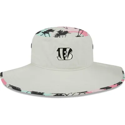 New Era Men's Natural Miami Marlins Retro Beachin' Trucker 9FIFTY Snapback  Hat